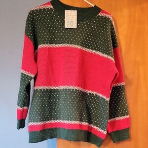 LuLaRoe Holiday Sweater NWT Red And Green 2XL